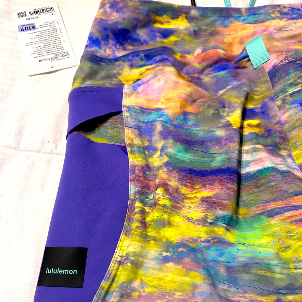 NWT Lululemon SHR cargo hiking pants sz 14